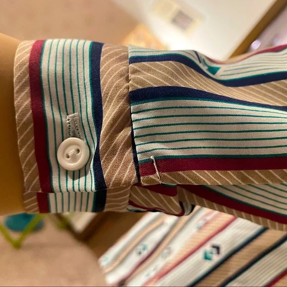 VINTAGE 70s ACT III BUTTON DOWN SHIRT - Picture 11 of 16